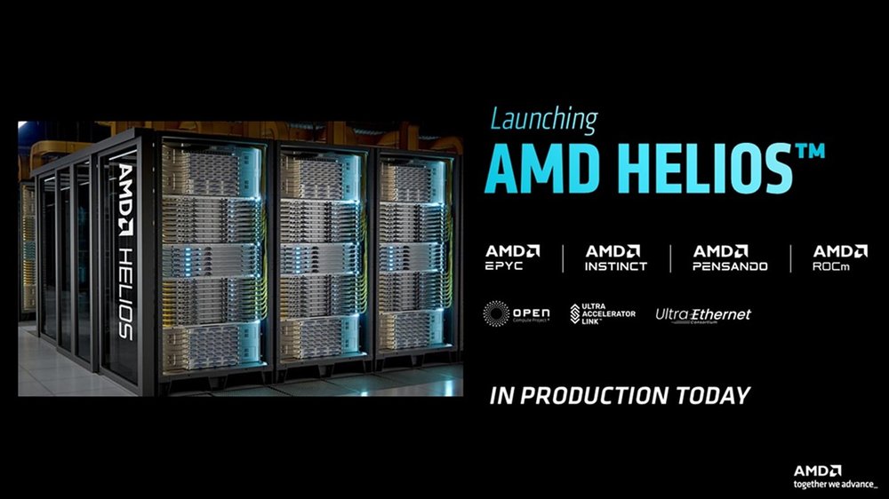 AMD заявила о 4-кратном росте энергоэффективности серверных платформ ИИ 2026 года и опережении плана к 2030 году