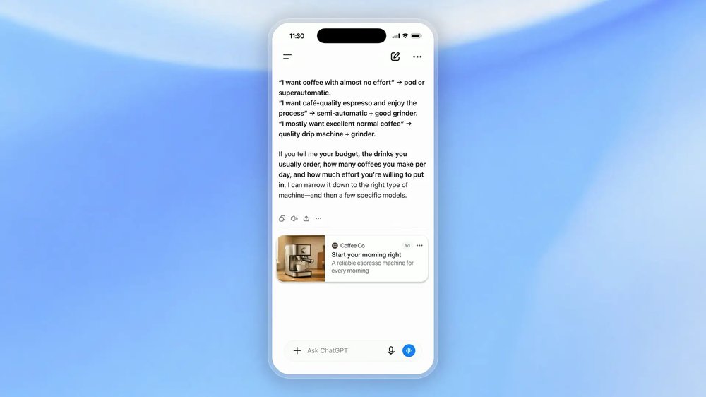OpenAI масштабирует рекламу в ChatGPT на 31 страну Европы