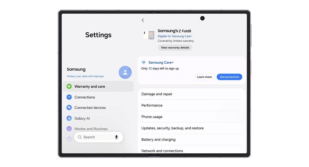Samsung представила единый раздел гарантии и сервиса в One UI 9: диагностика Bixby и ремонт в один клик