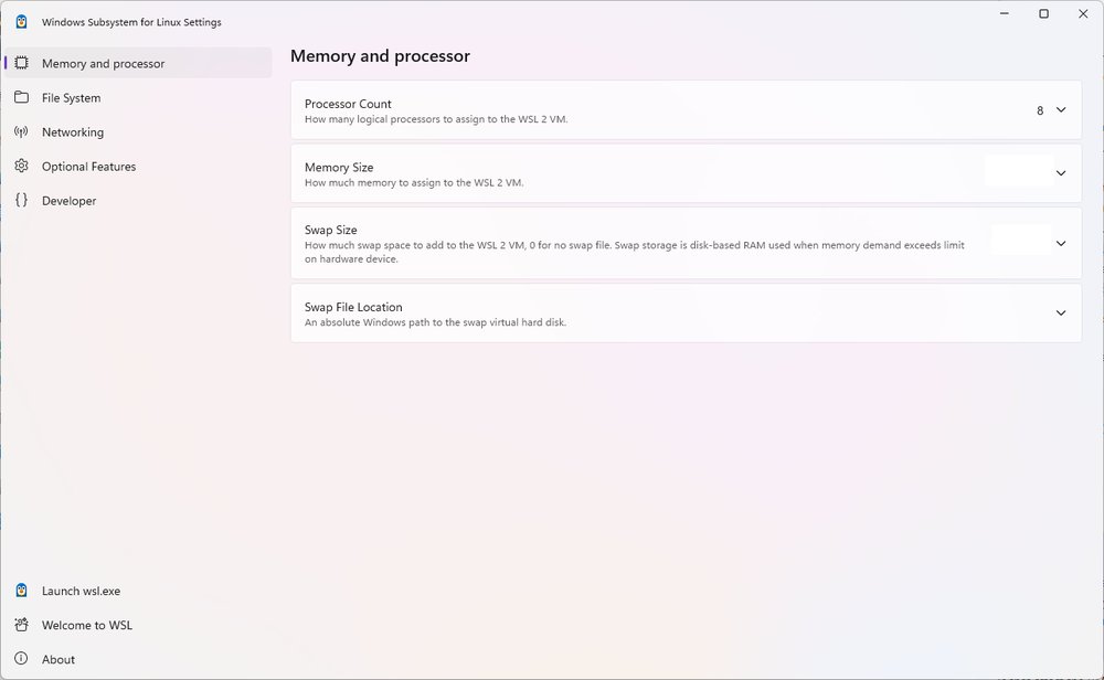 Как освободить диск и ограничить оперативную память в WSL2 и Docker Desktop на Windows 11