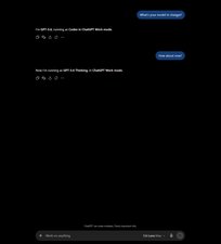 ChatGPT Thinking mode not working properly for the last 2 days